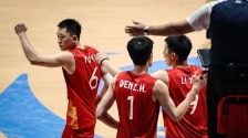 亚洲男排锦标赛：中国队战胜新西兰队
