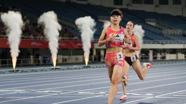 2025年世界田联洲际巡回赛：梁田田夺得女子3000米冠军