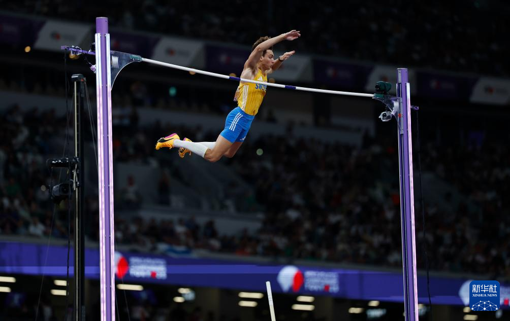 田径世锦赛杜普兰蒂斯打破男子撑杆跳高世界纪录