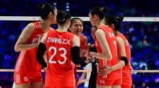 世界女排联赛香港站中国队首战力克捷克队