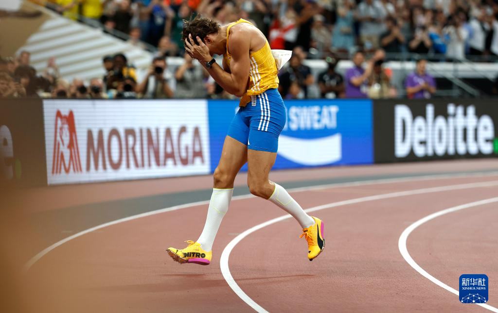 田径世锦赛杜普兰蒂斯打破男子撑杆跳高世界纪录