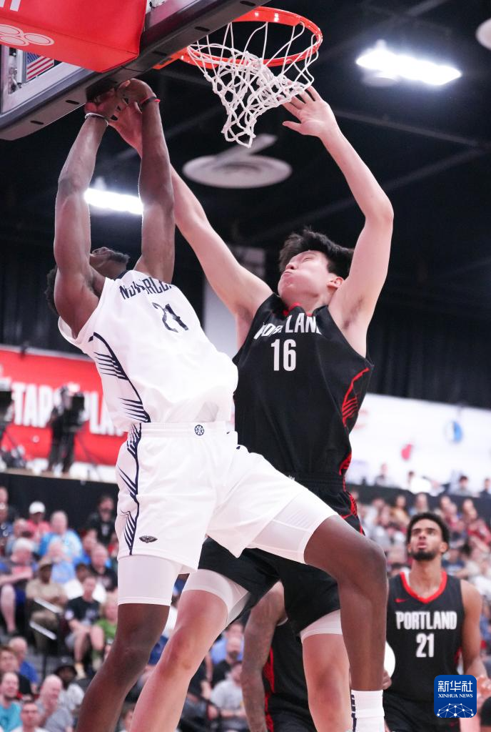 NBA夏季联赛：杨瀚森15分 开拓者胜鹈鹕