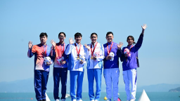 十五运马拉松游泳——女子10公里决赛赛况