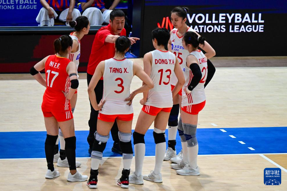 世界女排联赛（中国香港站）：中国队胜保加利亚队