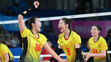 全运会女子20岁以下组1-4名半决赛：山东队胜江苏队