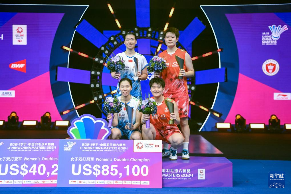 中国羽毛球大师赛:刘圣书/谭宁夺得女双冠军 中国羽毛球大师赛:刘圣书/谭宁夺得女双冠军