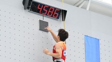 亚沙会｜赵一程打破男子速度攀岩世界纪录