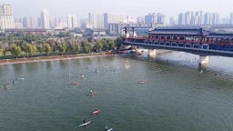 中国桨板精英联赛落地咸阳 “体育+旅游”带热端午假期