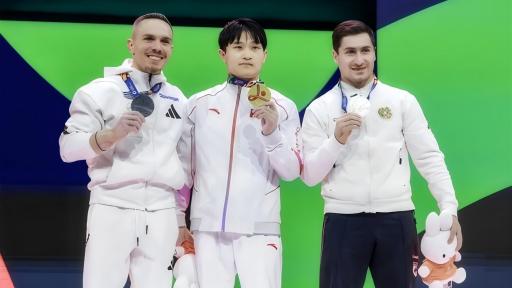 时隔五年兰星宇再夺体操世锦赛吊环冠军