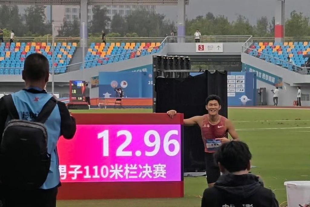 陈圆将打破男子110米栏（99厘米）亚洲青年纪录