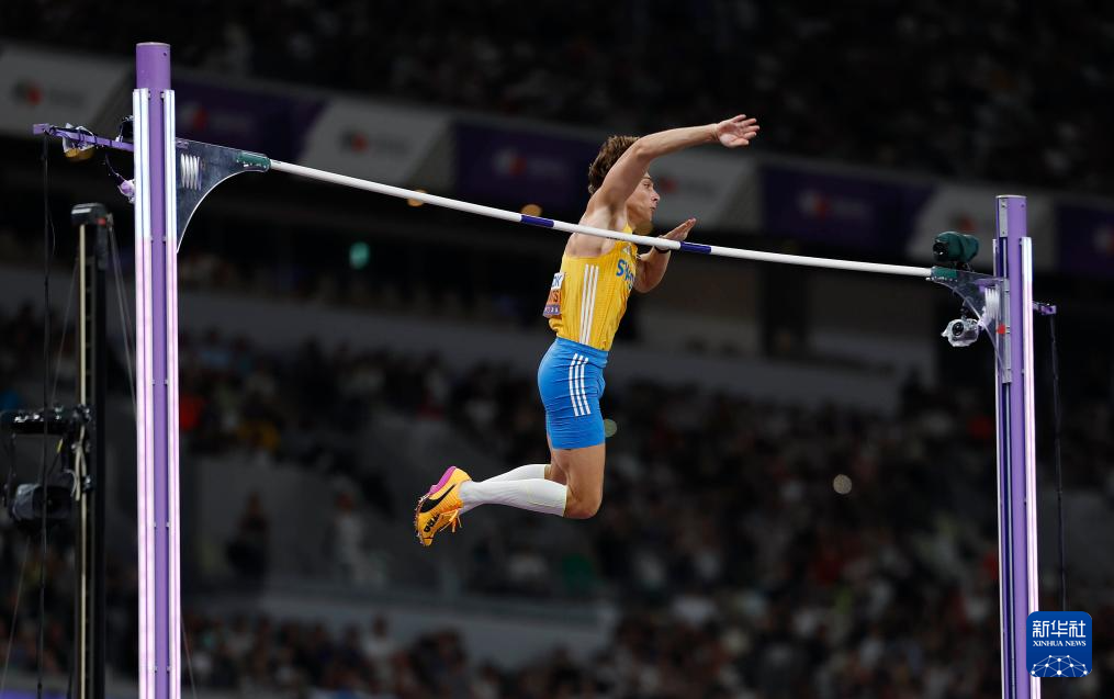 田径世锦赛杜普兰蒂斯打破男子撑杆跳高世界纪录