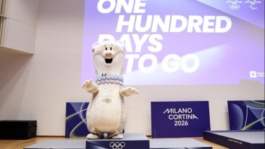 米兰-科尔蒂纳冬奥会倒计时100天庆祝活动举行
