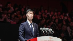 国际乒联混合团体世界杯举行开幕式