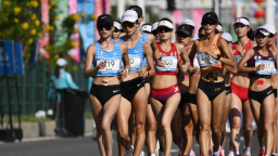 全运会田径女子20公里竞走决赛在珠海举行