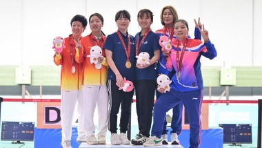 全运会射击——女子10米气手枪决赛赛况