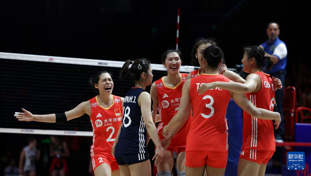 世界女排联赛（中国北京站）：中国胜比利时