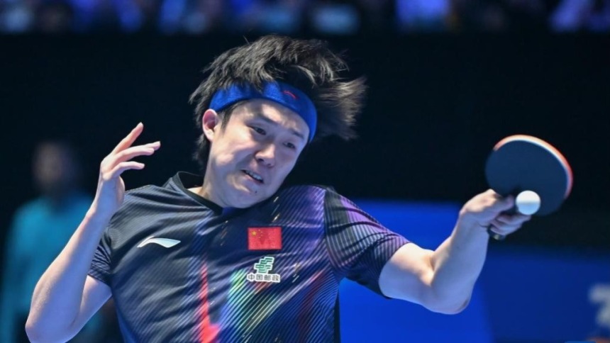亚洲杯乒乓球赛：王楚钦胜冯翊新