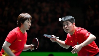 国际乒联混合团体世界杯：中国队胜智利队