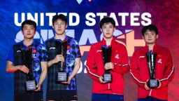 WTT美国大满贯赛：中国队男双、女双夺冠