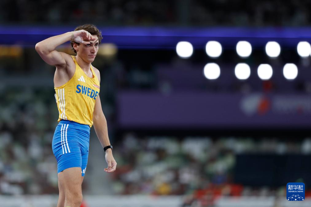 田径世锦赛杜普兰蒂斯打破男子撑杆跳高世界纪录