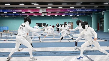 现代五项国家队集训备战亚运