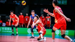 U18男排亚锦赛四分之一决赛 中国队逆转巴基斯坦队