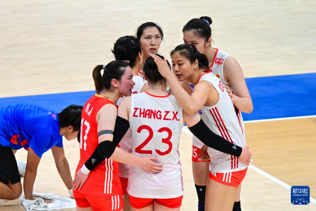 世界女排联赛（中国香港站）：中国队胜保加利亚队