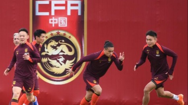 国足在广东集训