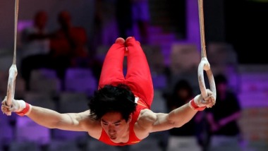 体操世锦赛：张博恒获得男子个人全能亚军