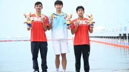 亚沙会张子扬公开水域男子5公里夺金 期待赛事有转播