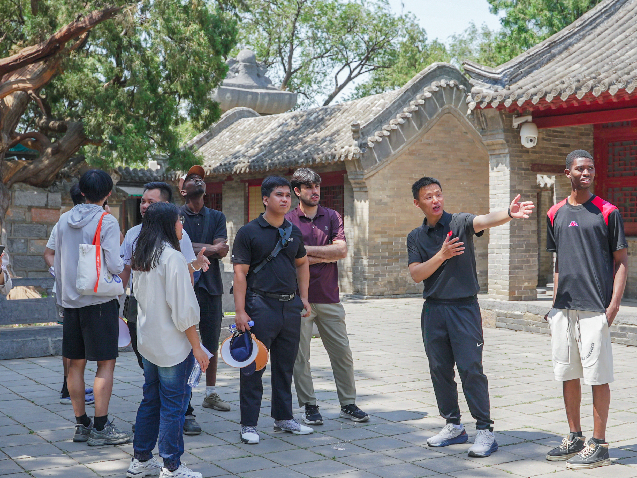 中外大学生亲赴武术发源地  开启沉浸式习武之行_fororder_5136e6c4709ba62298453f3a6260901f