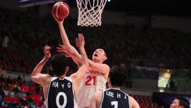国际篮联亚洲杯：中国队胜韩国队 晋级四强