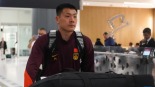 中国男足抵达沙特备战世预赛18强赛