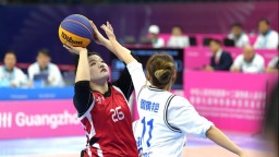 全国残特奥会女子三人轮椅篮球赛：云南队胜浙江队