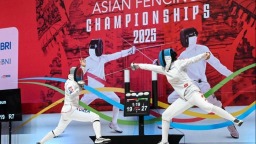 2025击剑亚锦赛落幕 中国队女重团体登顶