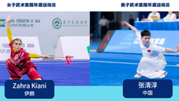 张清淳、邓智瑄当选国际武联2024年度运动员