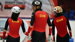 短道速滑世巡赛第三站：中国队晋级混合团体接力半决赛