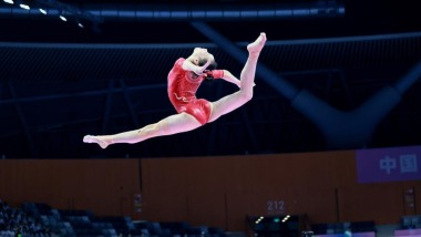 中国女子体操队世锦赛第二次选拔测验举行