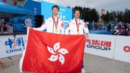 帆船选手贝俊龙夺港队十五运会首金！李家超：非常鼓舞！