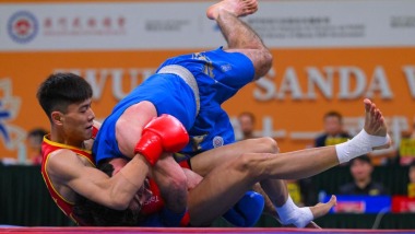 武术散打世界杯：王尊龙获男子60公斤级冠军