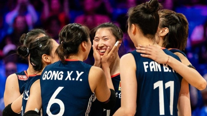 世界女排联赛（阿灵顿站）：中国队胜美国队