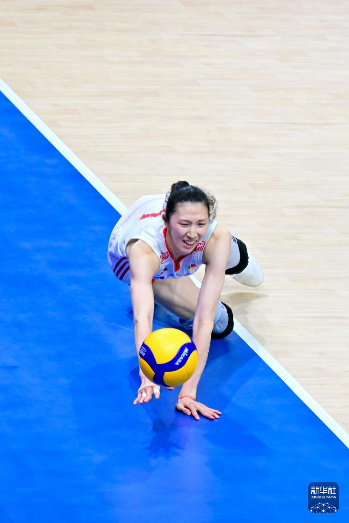 世界女排联赛（中国香港站）：中国队胜保加利亚队