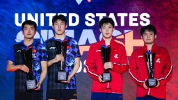 WTT美国大满贯赛：中国队男双、女双夺冠