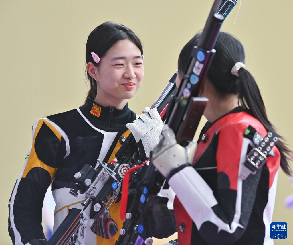 全运会女子10米气步枪团体决赛赛况