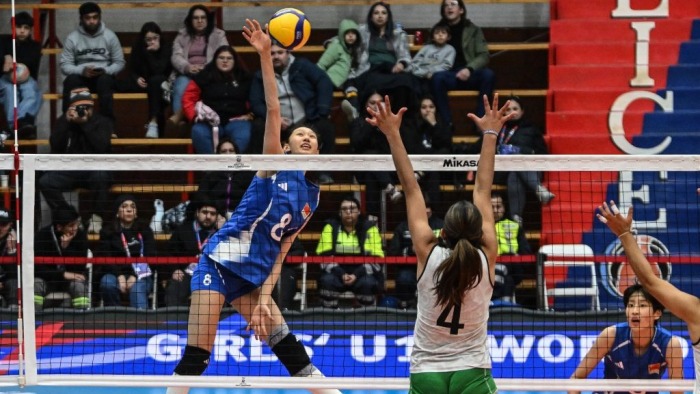U17女排世锦赛小组赛：中国队胜墨西哥队