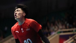 男排超级联赛半决赛：天津食品集团胜上海光明