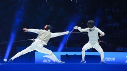 连克香港两大高手 许杰夺全运会男子花剑金牌
