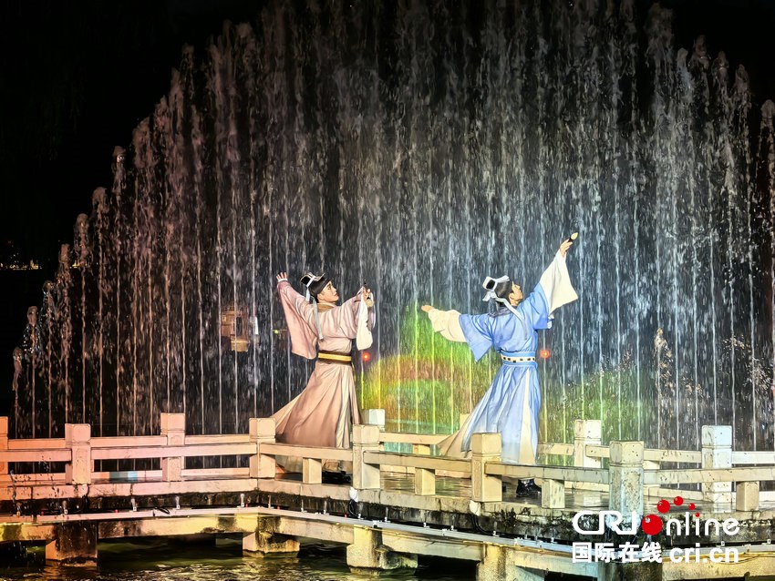 8万盆菊花、60余场演出 开封府景区宋韵菊影等客来_fororder_《一雅集·遇见苏轼》实景演出 摄影 张子涵