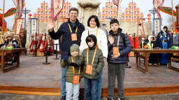 “豫”见中国年|满园宋韵满园春 驻华使节及家人清明上河园里过大年