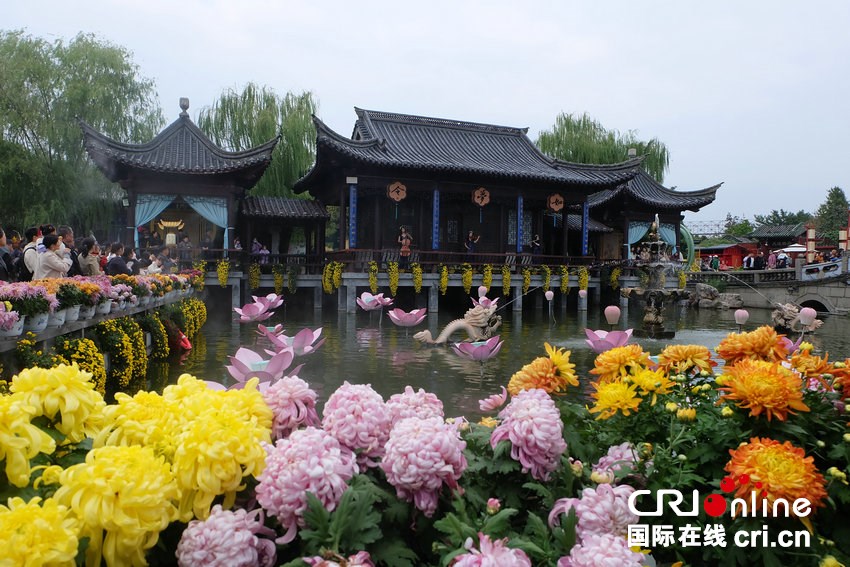 菊香织锦绣 中国翰园碑林打造沉浸式文化艺术盛宴_fororder_中国翰园碑林内精彩演绎 摄影 仝瑞勤.JPG
